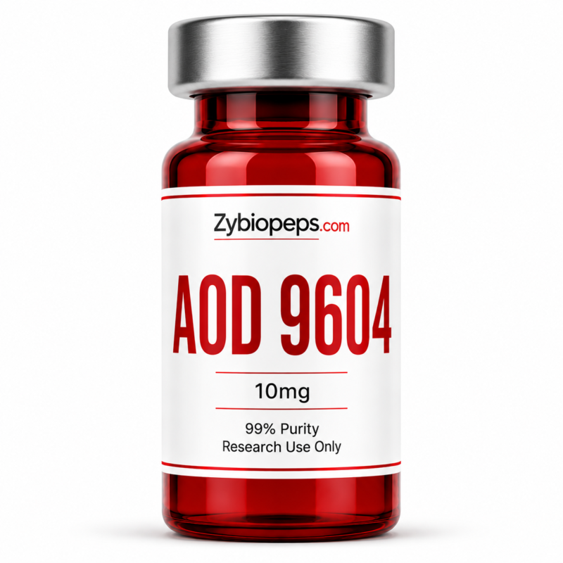 AOD 9604 research peptide vial — Zybiopeps