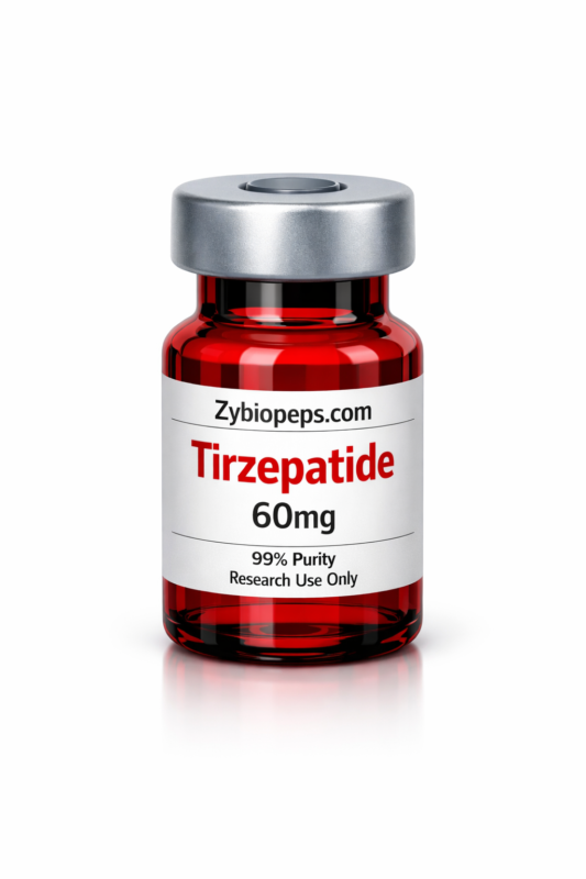 Tirzepatide research peptide vial — Zybiopeps.