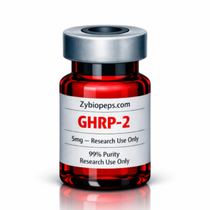 GHRP-2 research peptide vial — Zybiopeps
