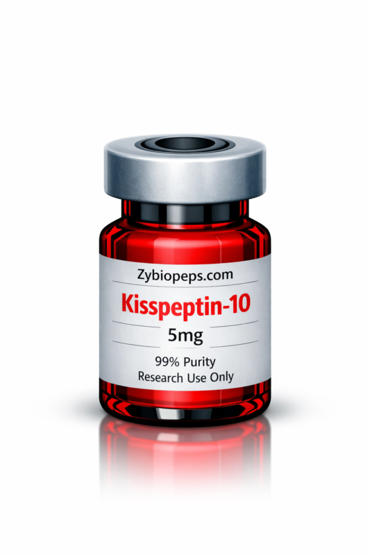 kisspeptin-10 benefits research peptide vial — Zybiopeps