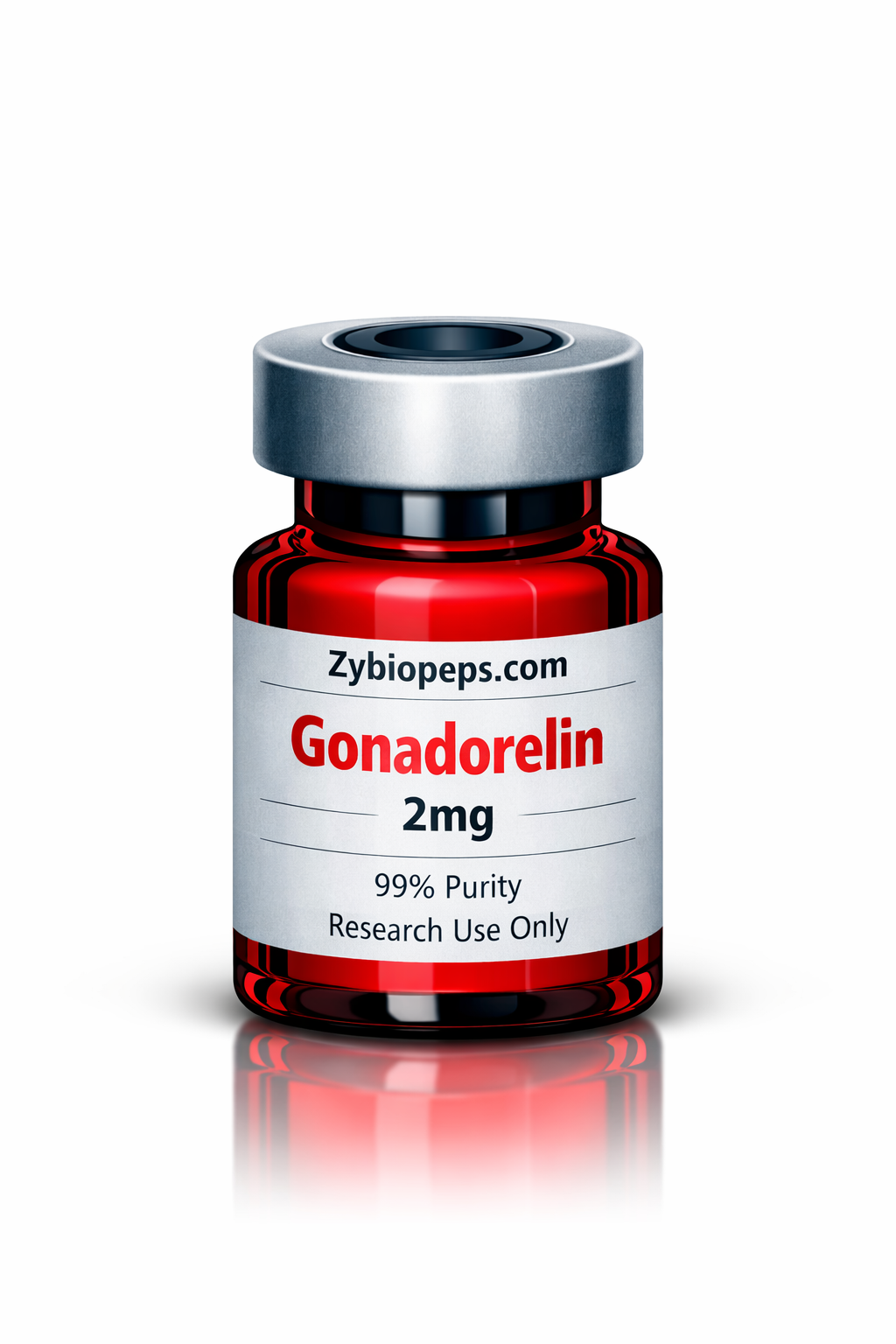 Gonadorelin 2mg research peptide vial Zybiopeps