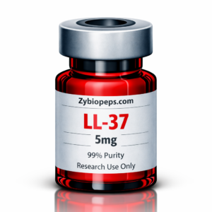 LL-37 5mg research peptide vial Zybiopeps