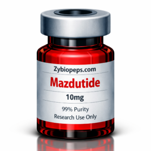Mazdutide 10mg research peptide vial Zybiopeps.