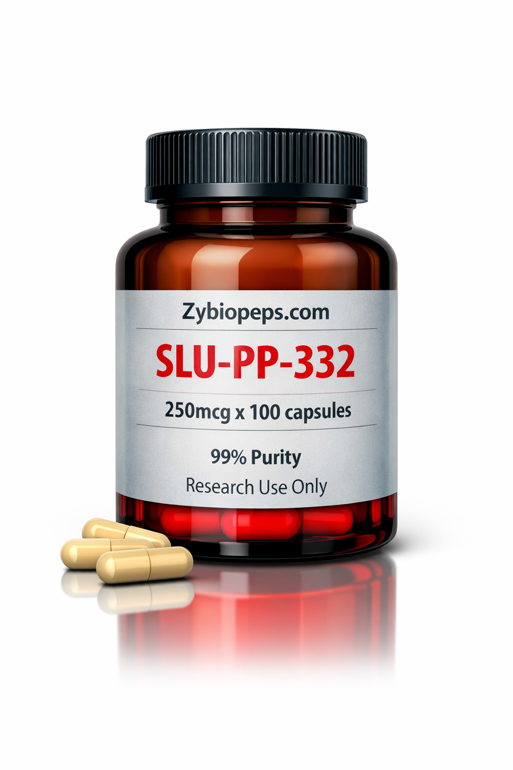 SLU-PP-332 250mcg capsules research Zybiopeps