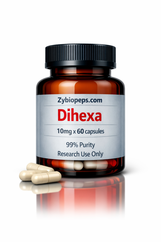 Dihexa capsules 10mg nootropic peptide research.