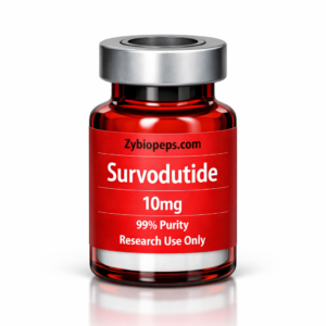 Survodutide 10mg research peptide vial by Zybiopeps